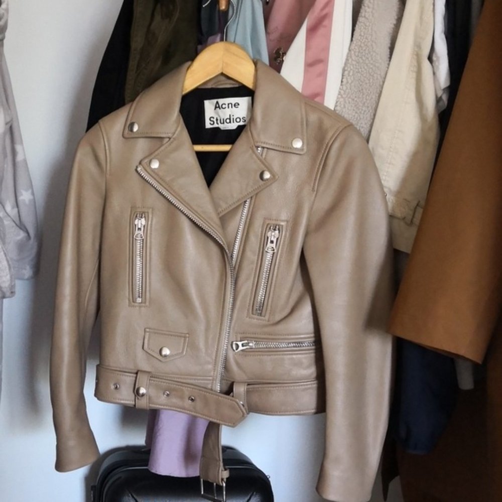 Acne Studios Mock leather jacket Fr32